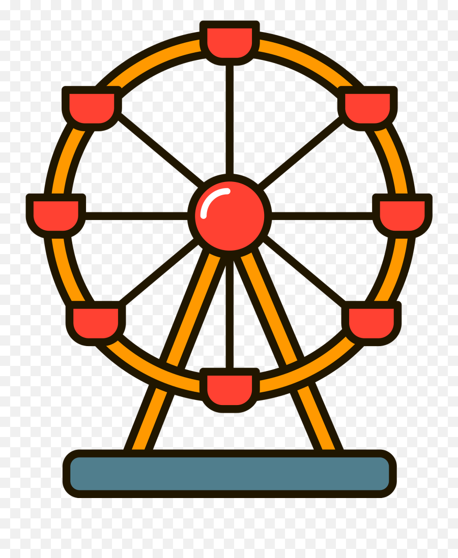 Ferris Wheel Clipart - Ferris Wheel Clipart Png,Ferris Wheel Transparent