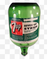 Vintage Seven - Old 7up Syrup Gallon Bottles Png,Fountain Drink Png