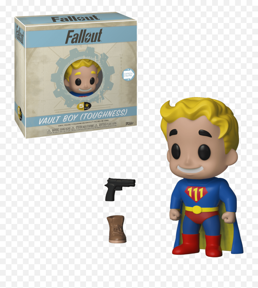 Fallout Figure Vault Boy Toughness Funko 5 Star Series 2 - Vault Boy Funko Pyromaniac Png,Vault Boy Transparent