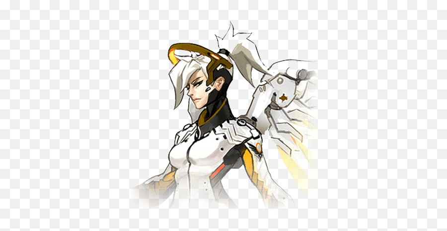 Mercy Of Fighting And Profile Over - Overwatch Png,Mercy Player Icon