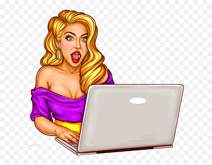 Girl Working Transparent PNG