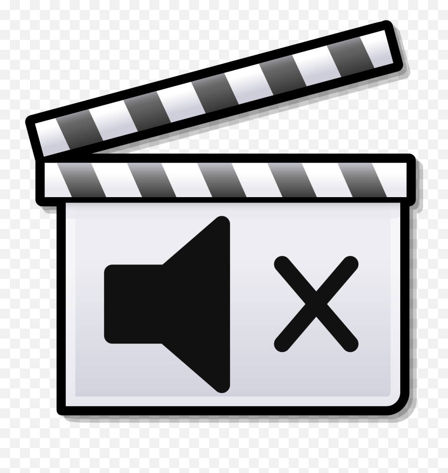 Silent Film Clapperboard Icon - Movie Music Clipart Png,Greed Icon