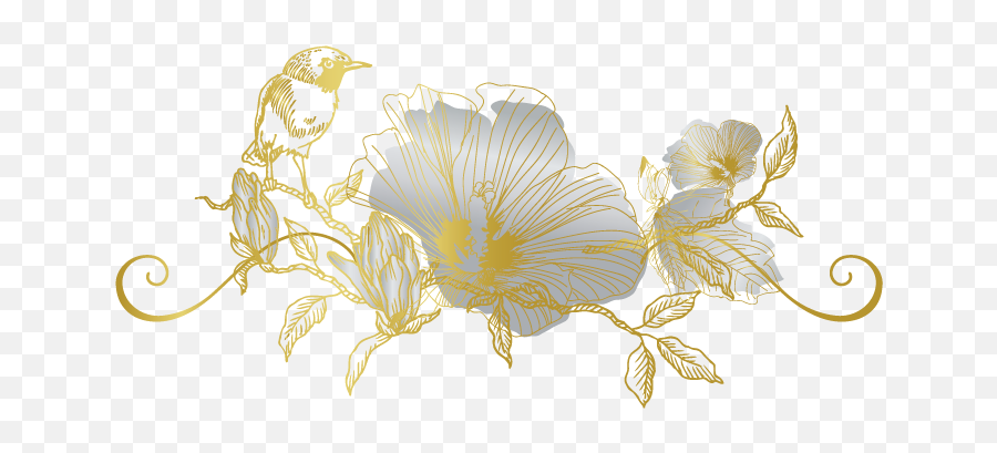 Create A Logo Free - Vintage Flower Logo Template Japanese Honeysuckle Png,Vintage Flower Png