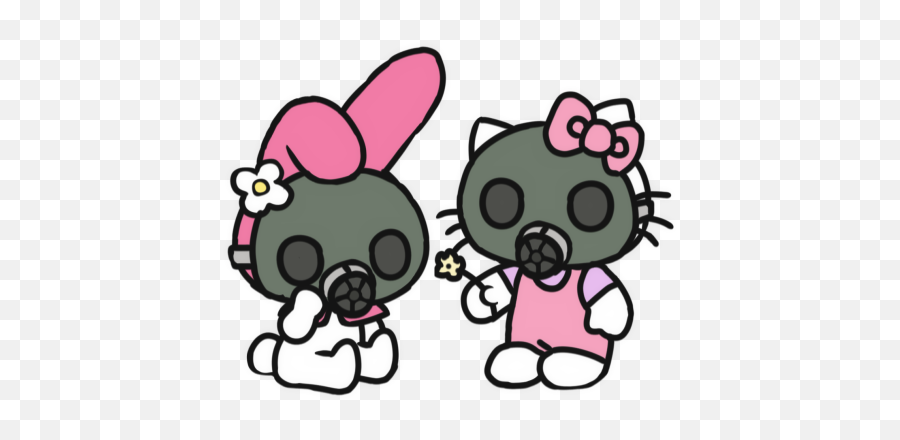 Melody Hello Kitty - Hello Kitty Aesthetic Sticker Png,Sanrio Icon