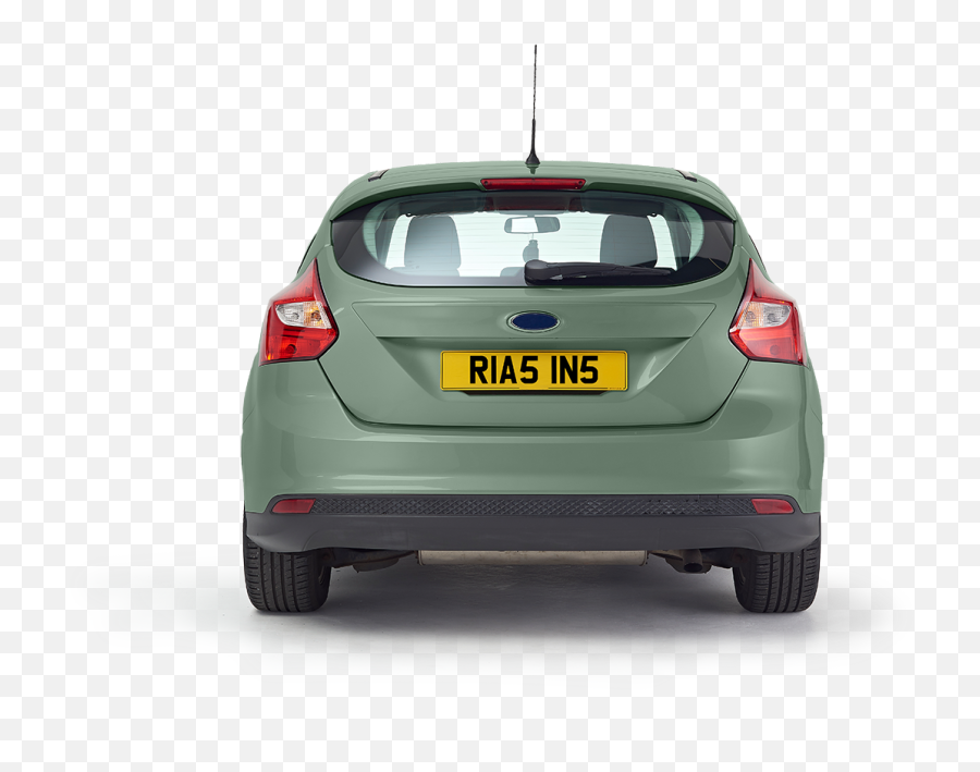 The Back Of A Mint Green Coloured Car - Car Transparent Back Png,Back Of Car Png