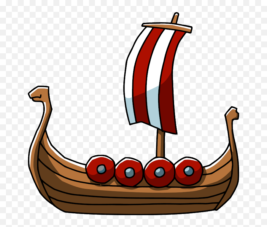 Viking Ship Clipart Cute - Viking Boat Png Transparent Png Viking Ship Png,Viking Png