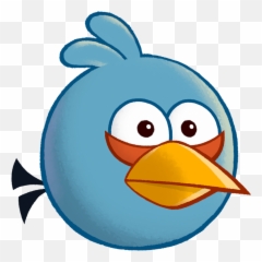 Angry Birds 2048 - Blue Cartoon png