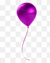 Ballon Clipart Single Balloon - Transparent Background Single Balloon png