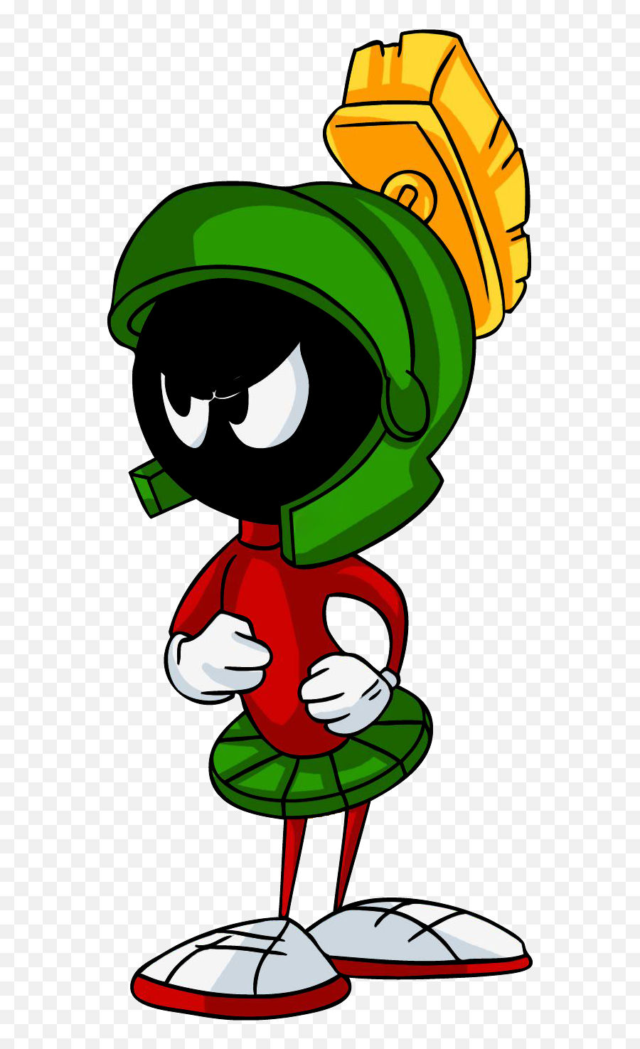 Martian Manhunter Cartoon Drawing - Looney Tunes Characters Drawings Png,Marvin The Martian Png