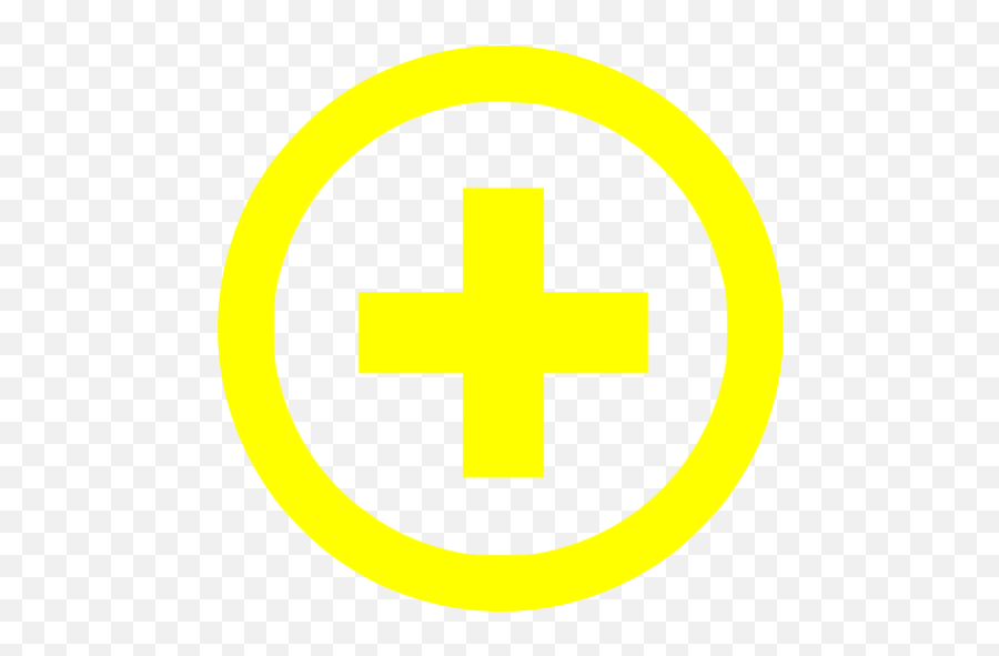 Yellow Plus 5 Icon - Free Yellow Math Icons Transparent Plus Icon White Png,Circle With Plus Icon