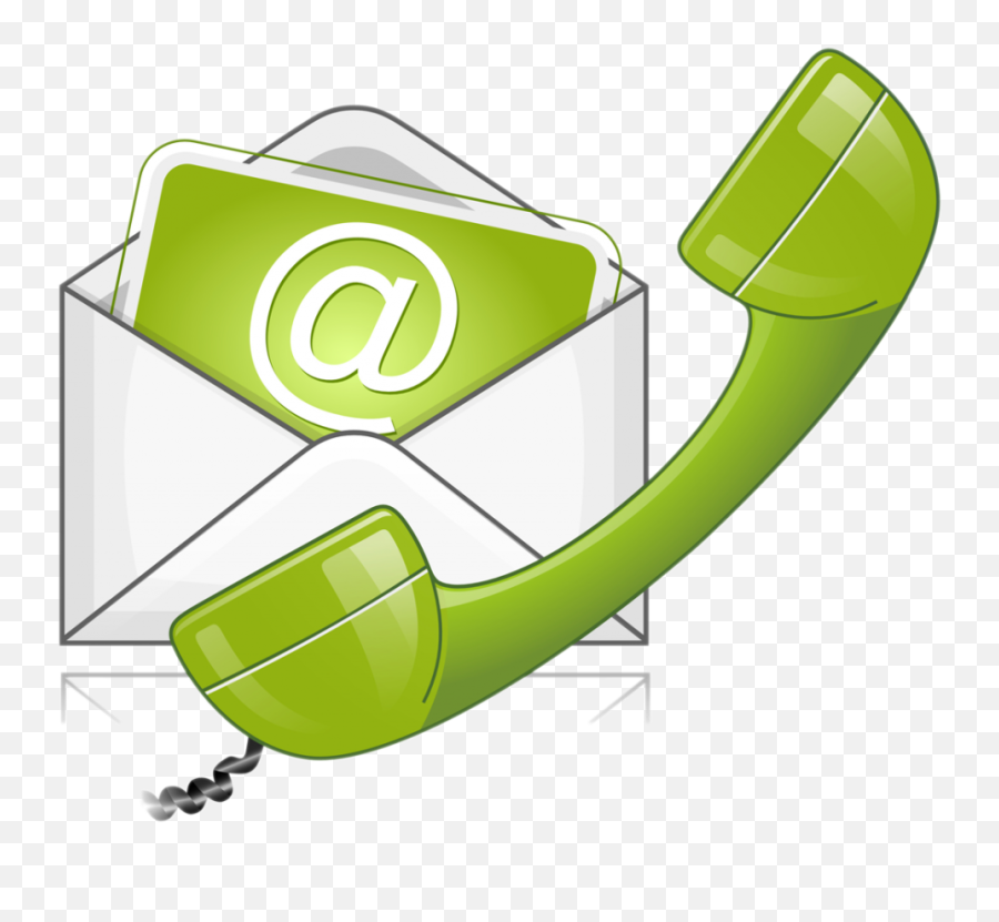 Visa Hotline - Phone Or Email Clipart Full Size Clipart Contact Us Icon Png Green,Telephone Email Icon
