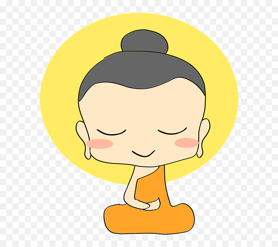 Buddhist Monk Png 5 Image - Png Buddha Cartoon,Monk Png - free transparent  png images 