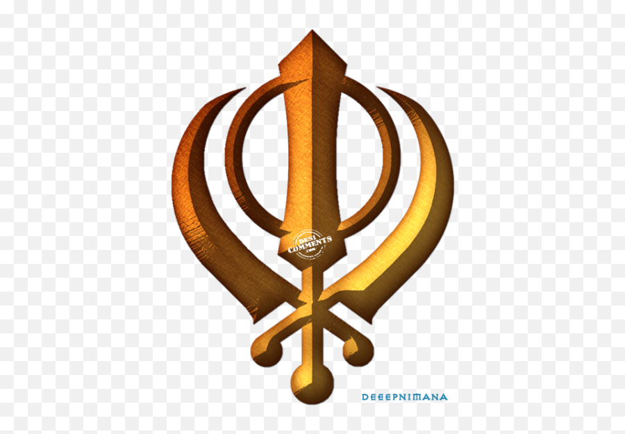 Download Free Khanda Transparent Icon Favicon Freepngimg - Khanda Png,Crossed Swords Icon
