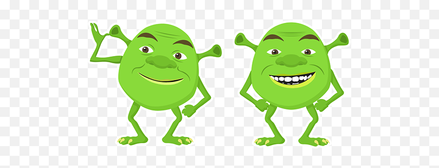 Shrek Wazowski Cursor - Cartoon Png,Shrek Face Png