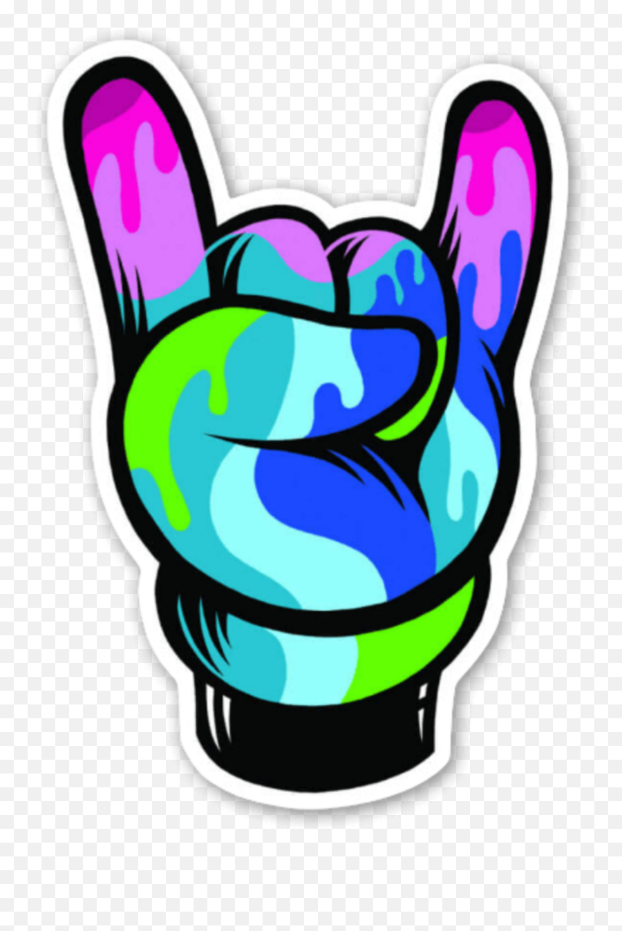 Emoji Hands Splash - Sticker Cool Png,Splash Emoji Png