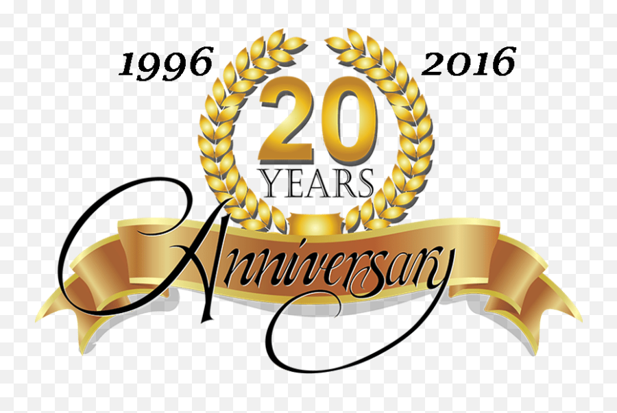 Download 20th Anniversary Png - 20 Year Service Anniversary,Anniversary Png