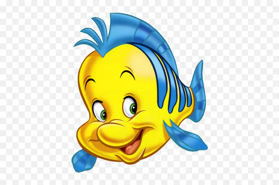 Guppy Flounder - Flounder Transparent Little Mermaid Png,Flounder Png