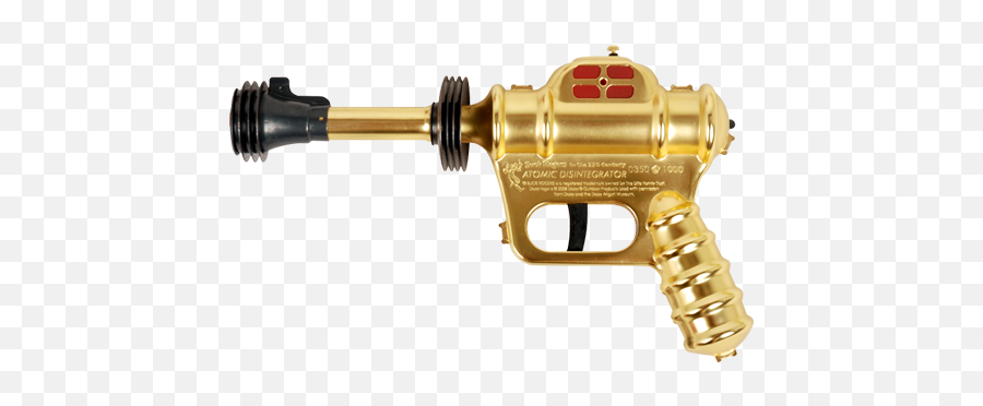 Buck Rogers Atomic Disintegrator Prop Replica By Go Hero - Gold Gun Png,Ray Gun Png