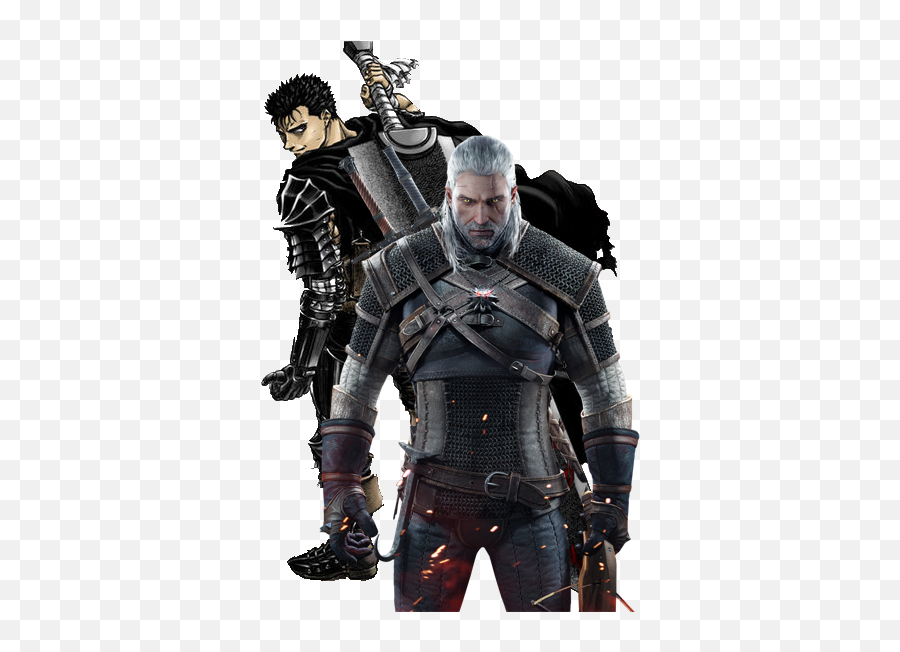 Download Hd Guts Vs Geralt Of Rivia - Witcher 3 Wild Hunt Characters Png,Witcher Png