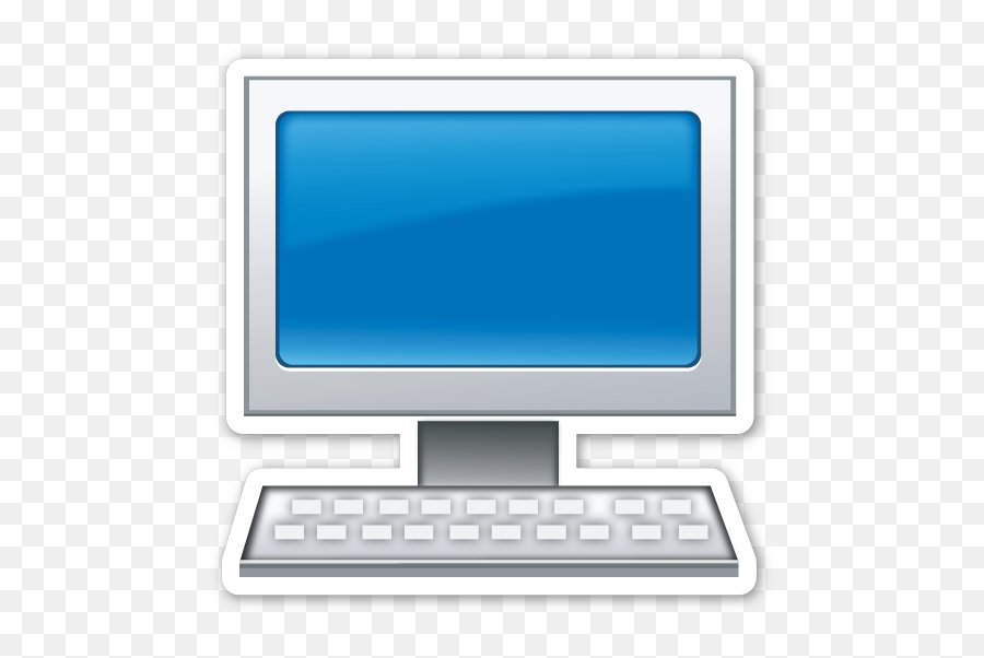 This Sticker Is The Large 2 Inch - Computer Emoji Png,Computer Emoji Png