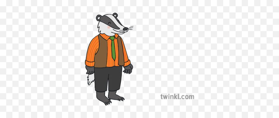 Badger Illustration - Twinkl Cartoon Png,Badger Png