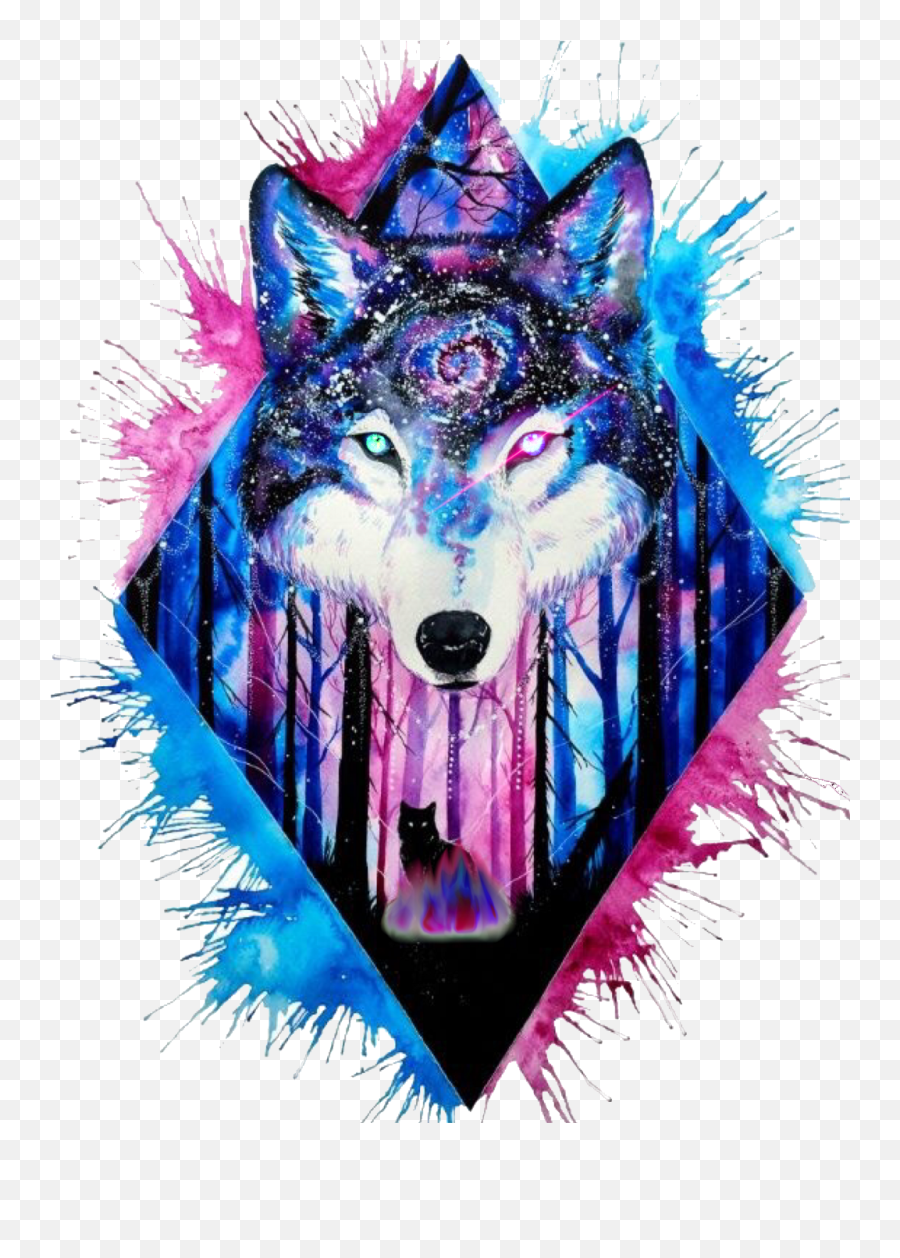 Galaxy Wolf Clipart Galaxy Wolf Tattoo Png Wolves Png Free Transparent Png Images Pngaaa Com - dire wolf roblox galaxy