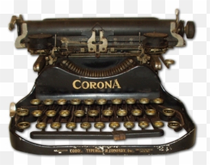 Old Writing Machine Png Transparent - Old Typewriter Png,Typewriter Png
