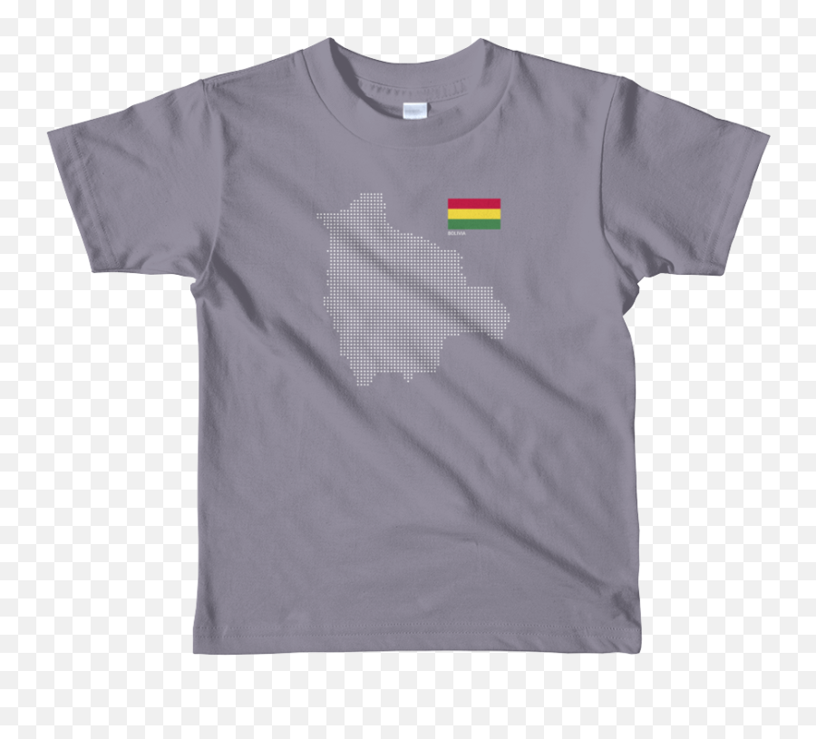 Flag And Map Short Sleeve Kids T Png Bolivia