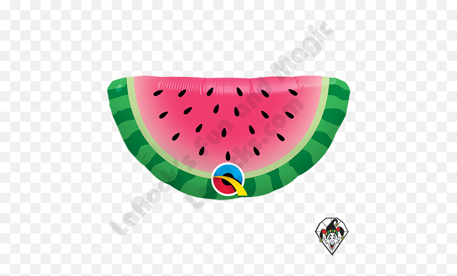 14 Inch Shape Watermelon Slice Foil Balloon Qualatex 1ct - Watermelon Png,Watermelon Slice Png