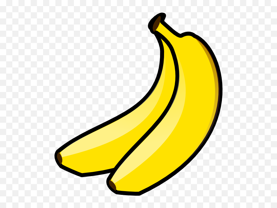 I Clipart Banana Transparent Free For Download - Clip Art 2 Bananas Png,Banana Transparent