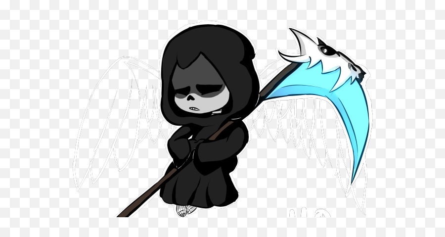 Download Drawn Grim Reaper Disappointed - Cartoon Grim Reaper Png,Grim Reaper Transparent Background