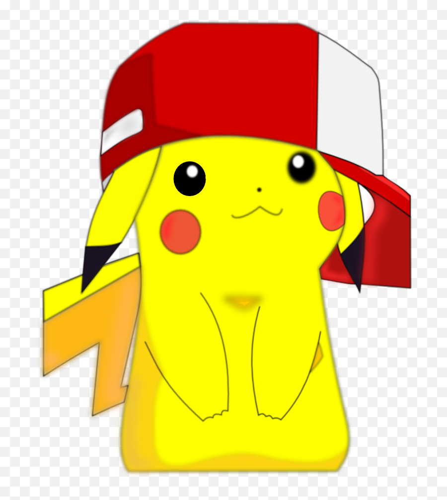 Pikachu Hat Clipart - Pikachu In Hat Png,Pikachu Transparent