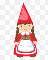 Fairies Clipart Gnome - Girl Gnome Clip Art Png,Gnome Transparent