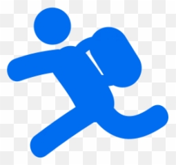 Cropped - backpackerrunningpng u2013 Trip Insiders Silhouette Running Student