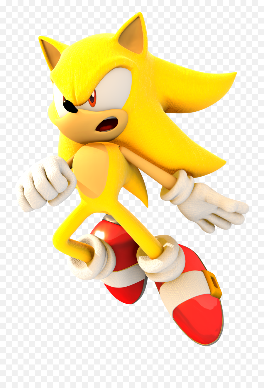 Super Sonic Png - Super Sonic The Hedgehog,Sonic Running Png