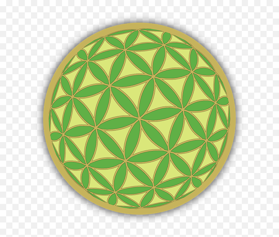 Life Green And Gold Sacred Geometry - Pronto Para Morar Png,Sacred Geometry Png