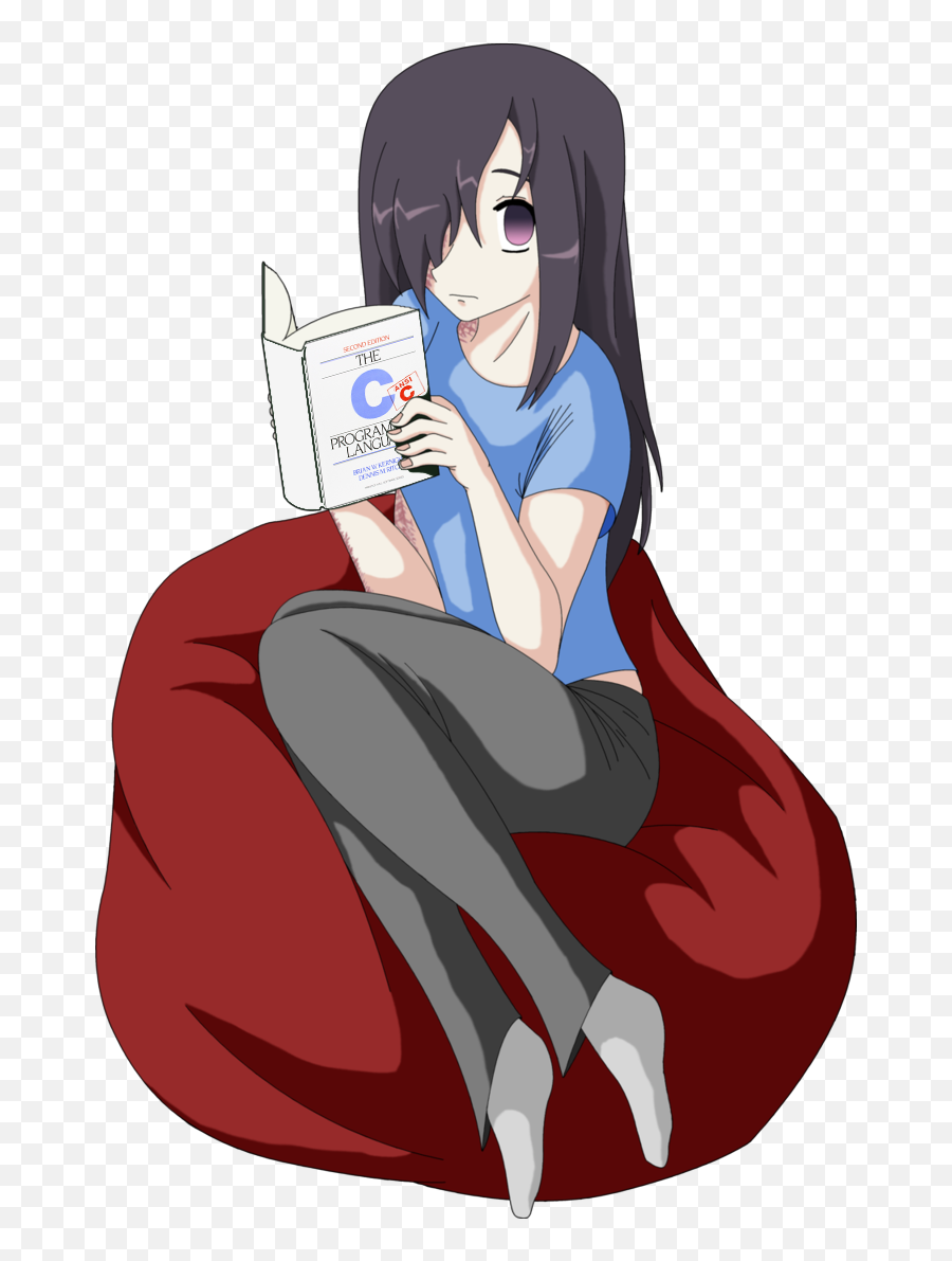 Anime Girl Sitting Png - Anime C Programming Language,Anime Girl Sitting Png