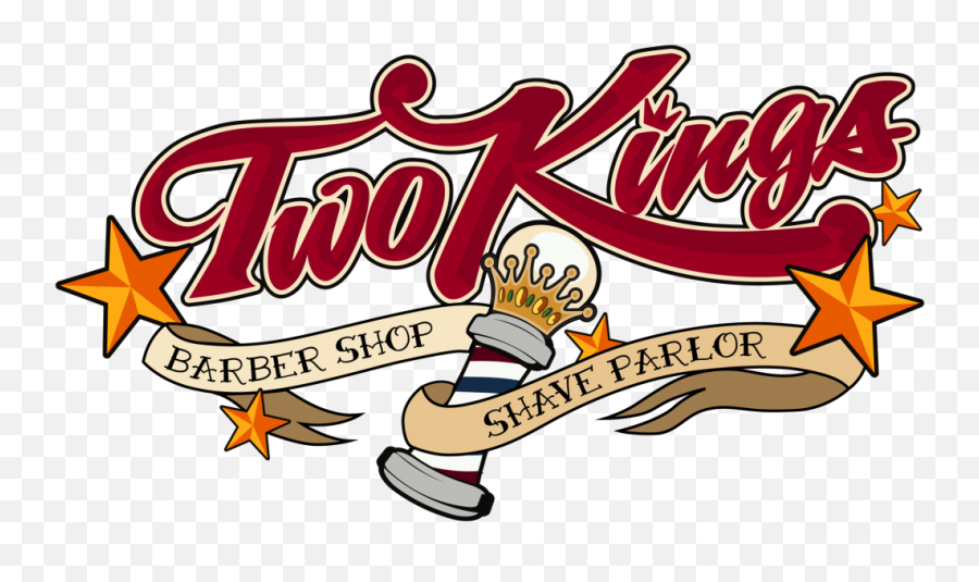 Two Kings Barbershop - Illustration Png,Barbershop Logo
