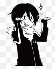 Yatogami Yato Noragami Noragamiaragoto Putosenpai Anime Boy - Yato Noragami Black And White Png,Anime Boy Transparent
