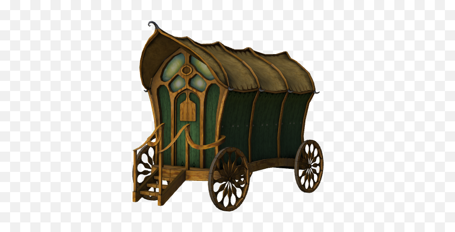 P3din - Gypsy Wagon Art Test By Alan Jacobson Wwwadjartcom Cart Png,Wagon Png