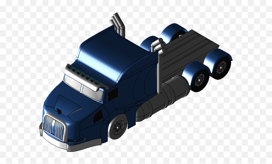 Optimus Prime Truck 3d Cad Model Library Grabcad - Model Car Png,Optimus Prime Png