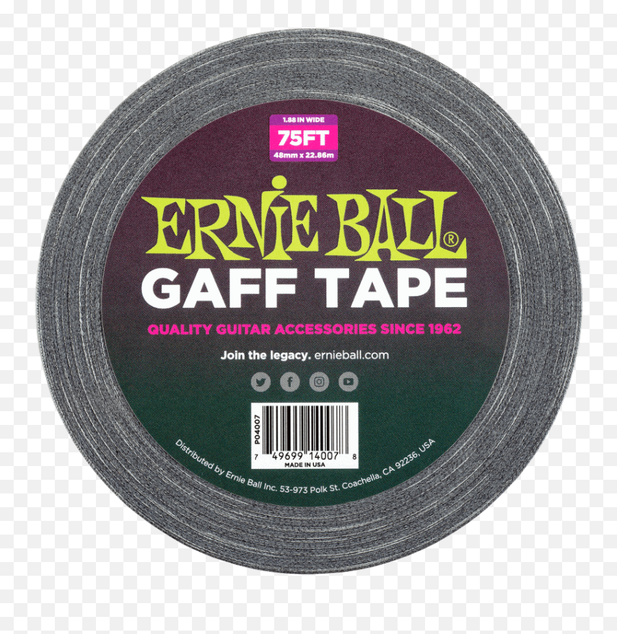 Gaff Tape Ernie Ball - Ernie Ball Png,Duck Tape Png
