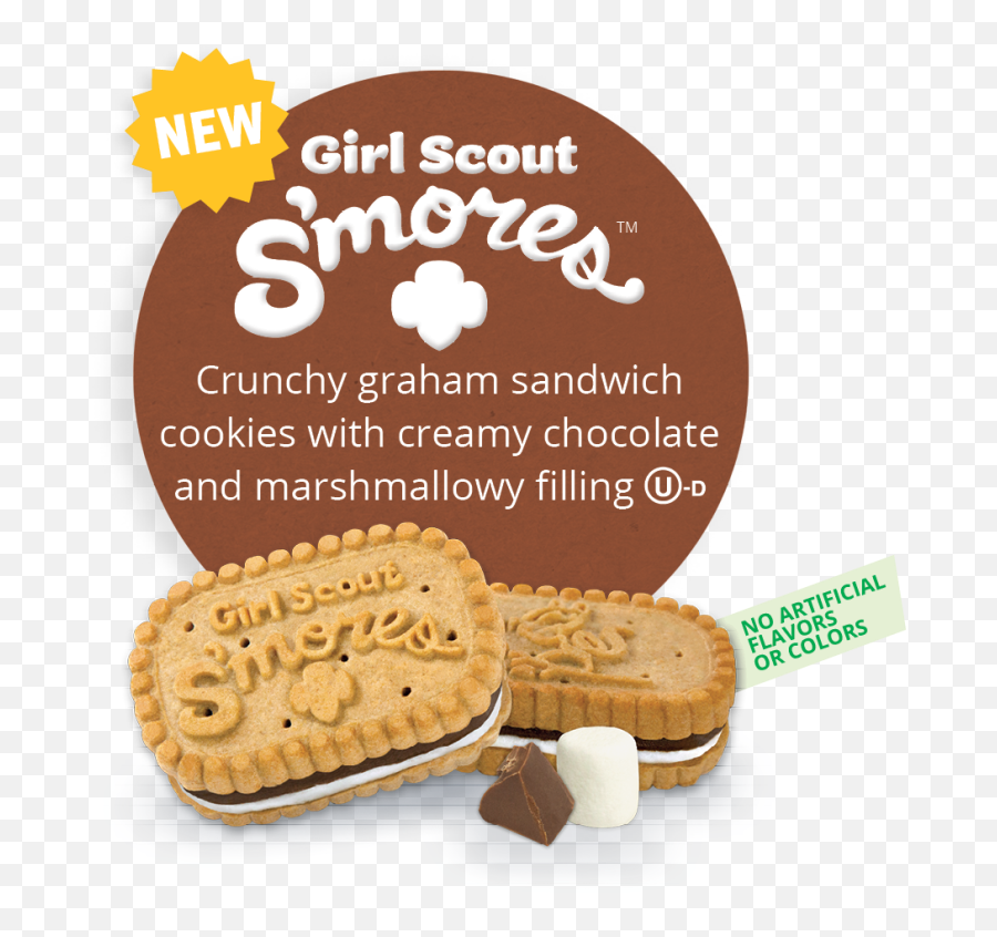 New Girl Scout Made With - Girl Scout Smores Png Transparent,Smores Png
