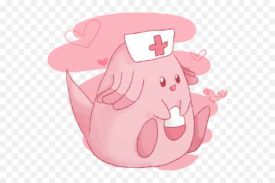 Download Chansey Pokemon Art Pink Cute - Cartoon Png Pink Pokemon Cute Transparent,Cute Cartoon Png