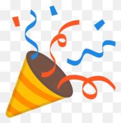 Party Popper Emoji - Png
