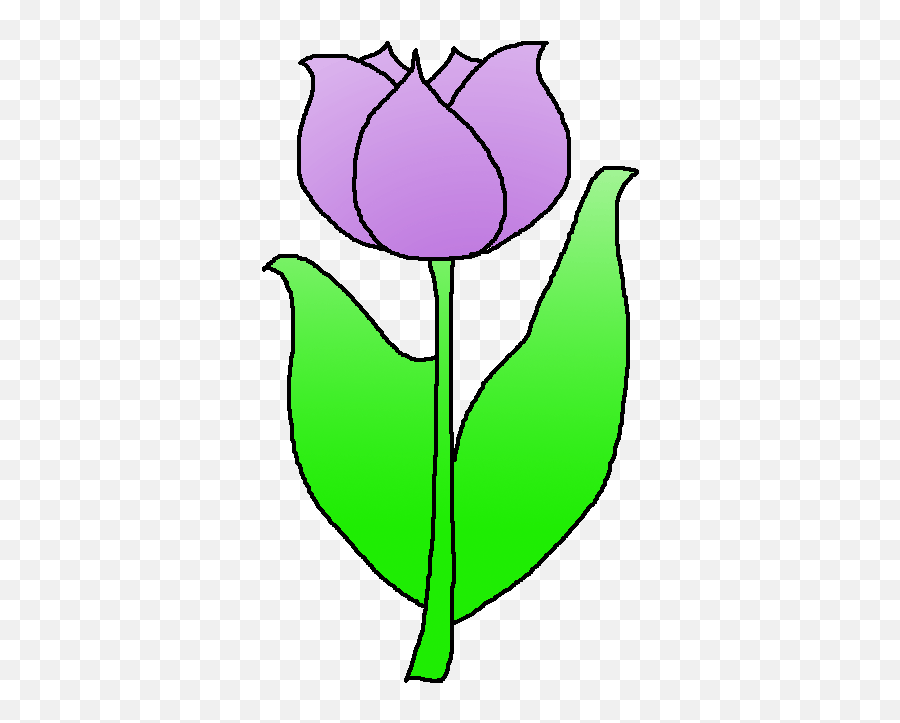 Download Image Of Tulip - Simple Tulip Clip Art,Tulips Png