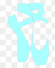 Blue Ballet Shoe Svg Vector Clip Art - Svg Shoe Style Png,Ballet Shoes Png