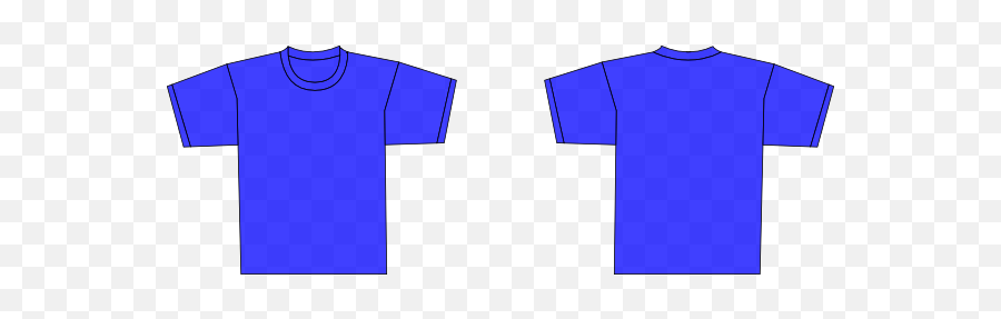 Grey T Shirt Template Clip Art - Vector Clip T Shirt Plain Blue Png,Grey T Shirt Png
