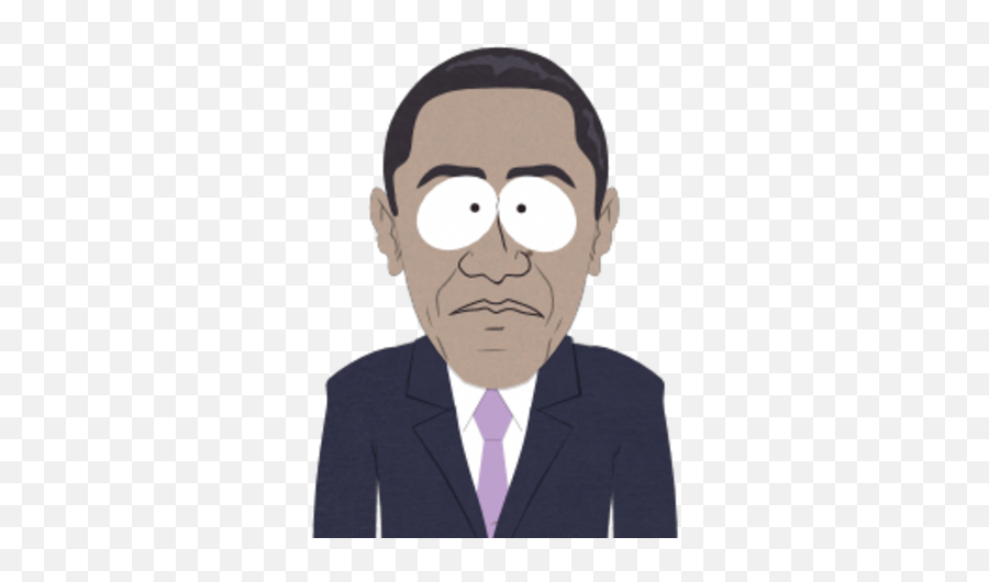 Barack Obama - Obama South Park Png,Obama Face Png