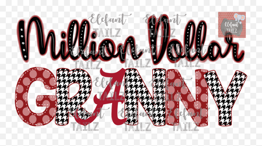 Alabama Million Dollar Granny - New Year Png,Granny Png